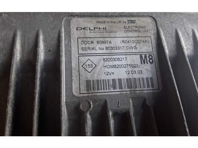 Řídící jednotka 8200308217, 8200275921   Nissan Micra 2003