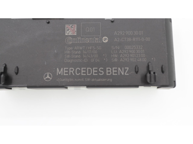 Форсунка A2929003001, A2C7388111000    Mercedes-Benz GLE (W166 - C292)   