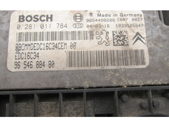 Блок управления двигателя 9652590380   Peugeot 807