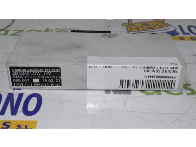 Блок комфорта 61356914367   BMW 3 E46   