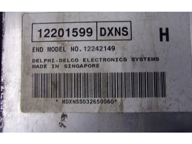 Блок управления двигателем ECU 12201599, 12201599   Chevrolet Aveo