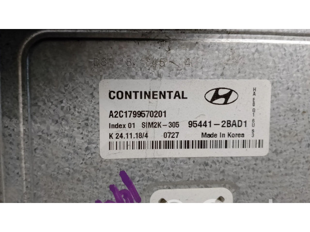 Блок управления двигателя 954412BAD1, A2C1799570201   Hyundai Ioniq