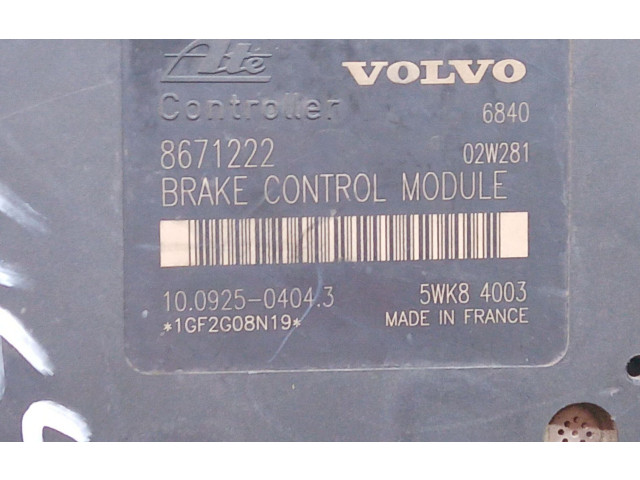 Jednotka ABS P0867122, P0867122   Volvo S80 2003