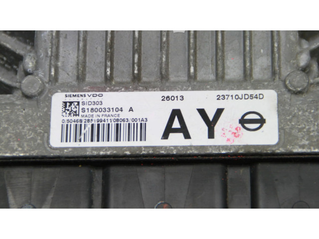 Řídící jednotka 23710JD54D   Nissan Qashqai 2009