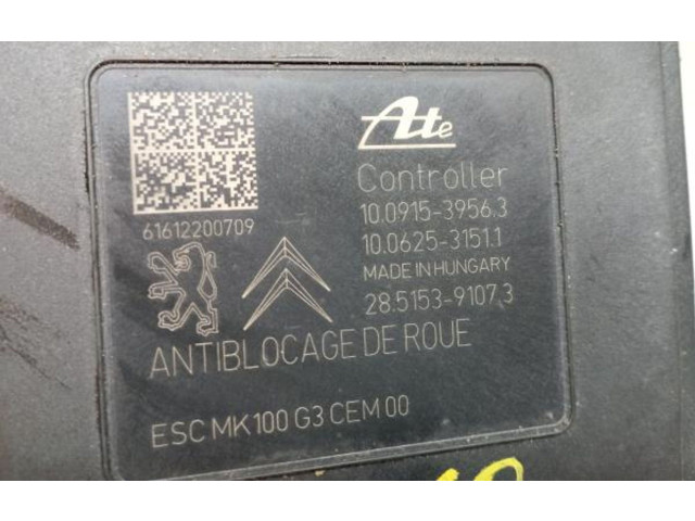 Jednotka ABS 9814482780, 10022006754   Peugeot 2008 I 2016