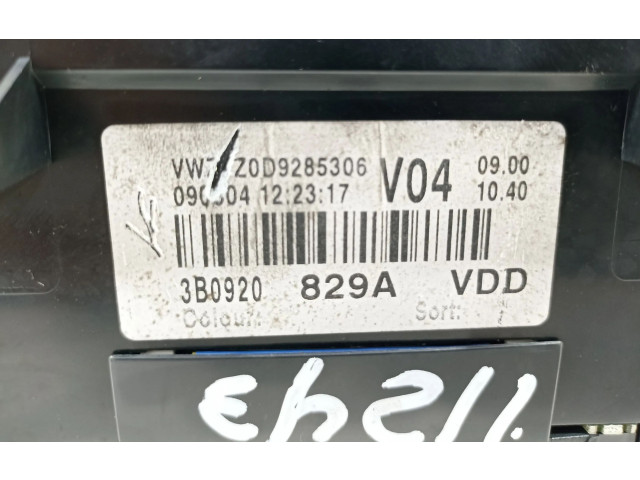 Панель приборов 3B0920829A   Volkswagen Passat Alltrack       