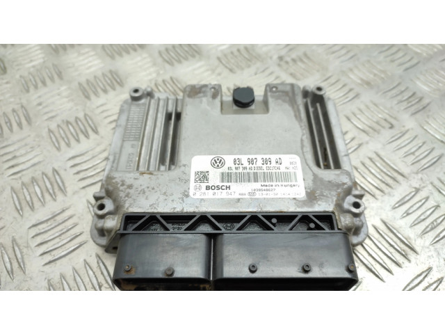 Řídící jednotka 03L907309AD, 0281017947   Volkswagen Tiguan 2012