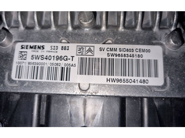 Řídící jednotka 9655041480, 5WS40196GT   Peugeot 407 2005