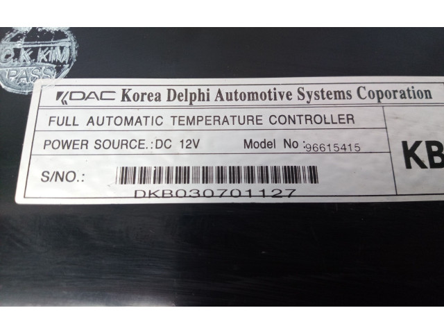 Блок управления климат-контролем 96615415, 96615415   Daewoo Lanos