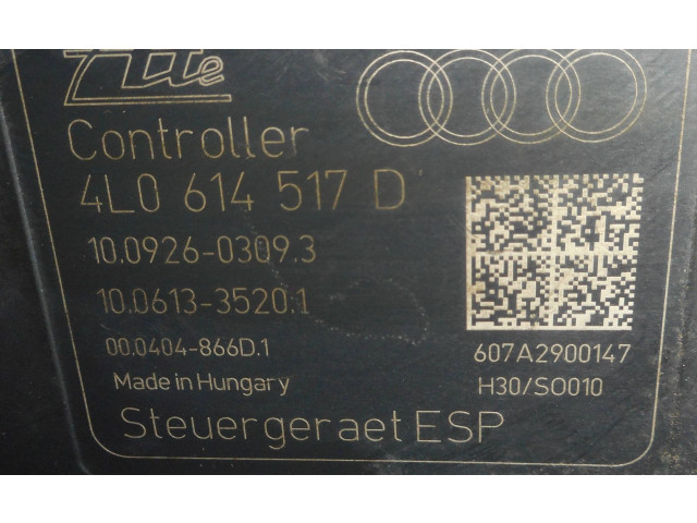 Jednotka ABS 4L0614517D, 4L0614517D   Audi Q7 4L 2009