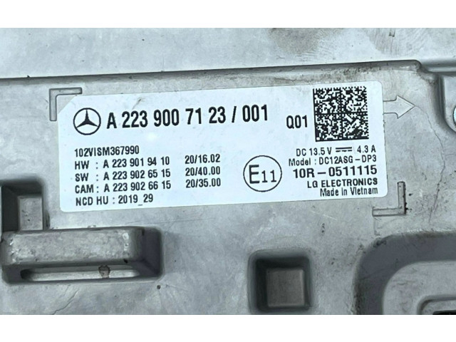 Дисплей    A2239007123, A2239026515   Mercedes-Benz S W223