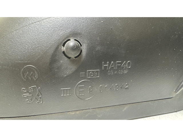 Zpětné zrcátko pravé Peugeot 207 2007  E9014342, HAF40  