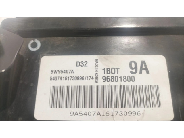 Блок управления двигателя 96801800, 5WY5407A   Chevrolet Matiz