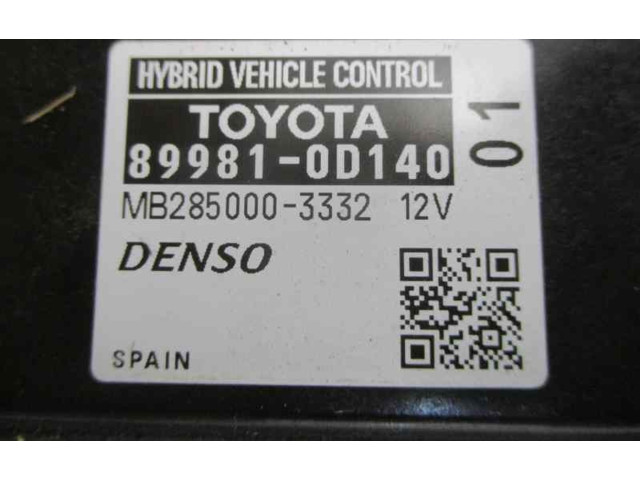 Řídící jednotka 899810D140, 2850003332   Toyota Yaris 2016