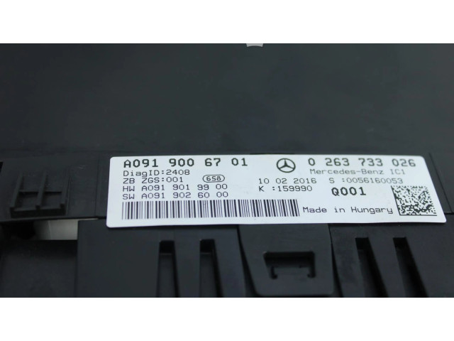 Панель приборов A0919006701   Infiniti Q30       