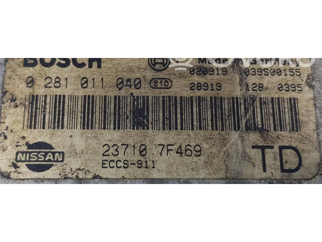 Řídící jednotka 237107F469   Nissan Terrano 2003