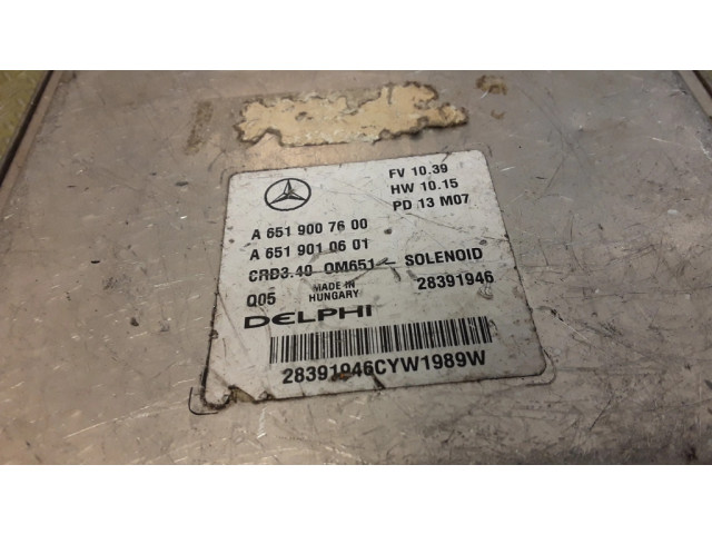 Řídící jednotka 6519007600   Mercedes-Benz A W176 2012