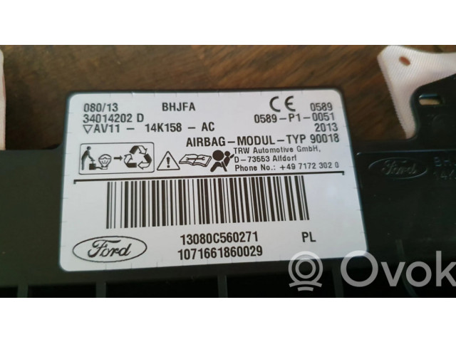 Подушка безопасности пассажира AV1114K158AC   Ford B-MAX