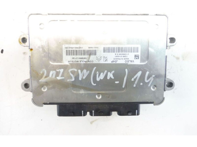 Řídící jednotka SW9664127180, SW9664127180   Peugeot 207 2007