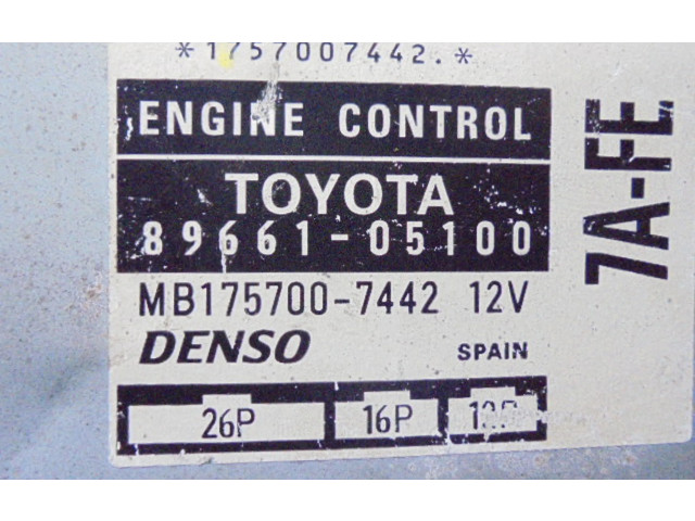 Řídící jednotka 89661-05100, 89661-05100   Toyota Carina T190 1995