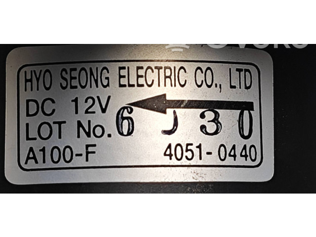 Вентилятор печки    40510440, A100F   SsangYong Actyon