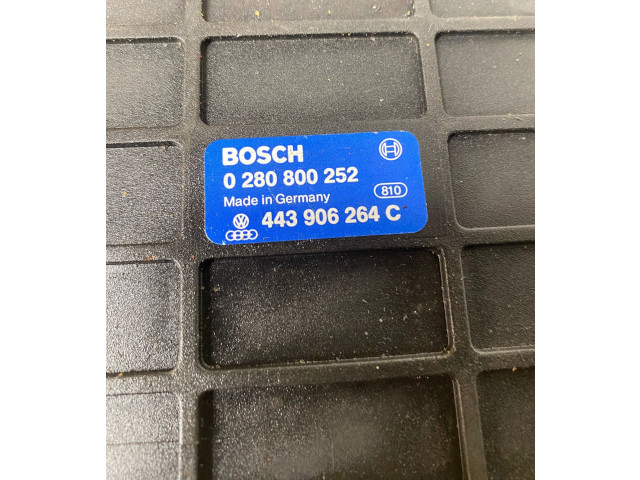 Řídící jednotka 0280800252, 443906264C   Audi Coupe 1990