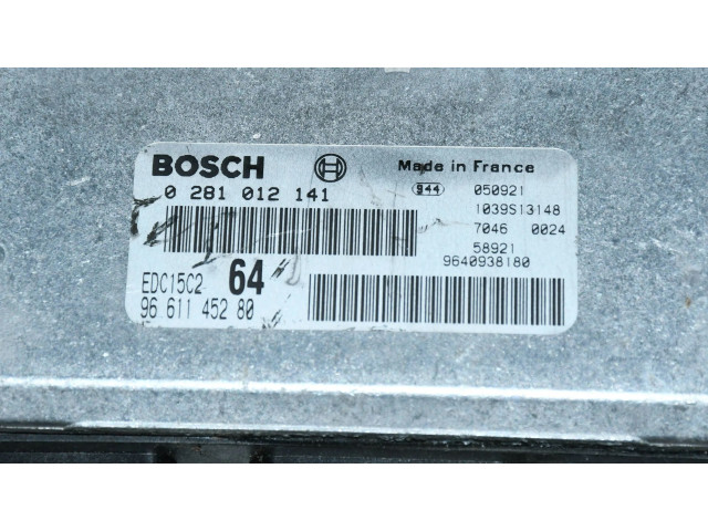 Блок управления двигателя 9661145280   Peugeot 807