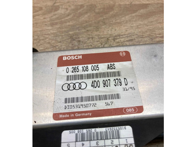Блок управления АБС 4D0907379D, 0265108005   Audi A4 S4 B5 8D