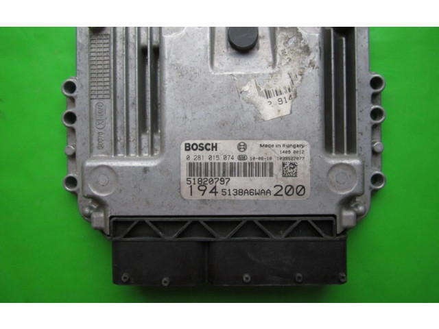 Řídící jednotka 51820797, 0281015074   Fiat Croma 2010