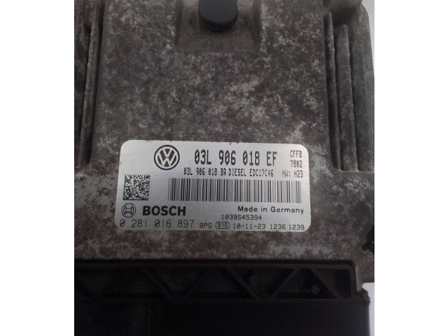 Řídící jednotka 03L906018BR, 03L906018EF   Skoda Superb B6 (3T) 2012