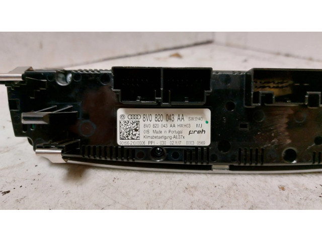 Блок управления климат-контролем 8V0820043AA, 901562100006   Audi Q2 