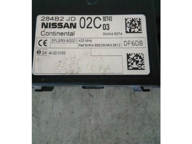 Řídící jednotka 284B2JD   Nissan Qashqai+2 2009
