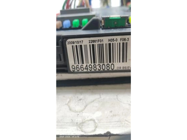   Pojistková skříňka 9664983080, 9664983080   Peugeot 207 2010