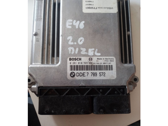 Řídící jednotka 0281010565, 7789572   BMW 3 E46 2003