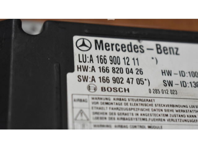 Блок подушек безопасности A1669001211555525   Mercedes-Benz GLE (W166 - C292)