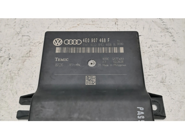 Блок управления 4E0907468F   Audi A8 S8 D3 4E