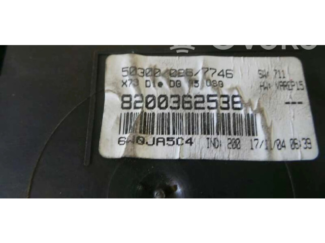 Панель приборов 8200362536, 6W0JA5C4   Renault Vel Satis       