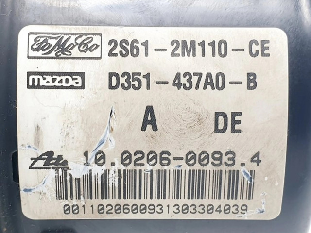 Блок АБС 2S612M110CE, 10020600934   Ford  Fiesta  2002-2005 года