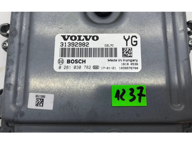 Řídící jednotka 31392982, 0281030782   Volvo XC60 2015