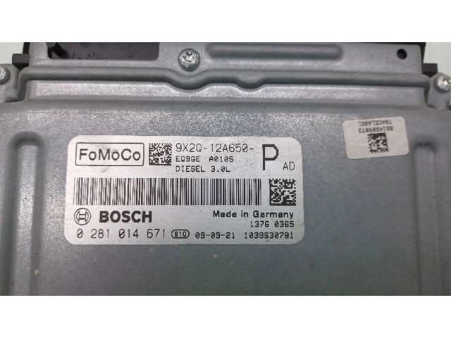Блок управления двигателем Блок управления 0281014671, 9X2Q12A650   Land Rover Discovery 3 - LR3
