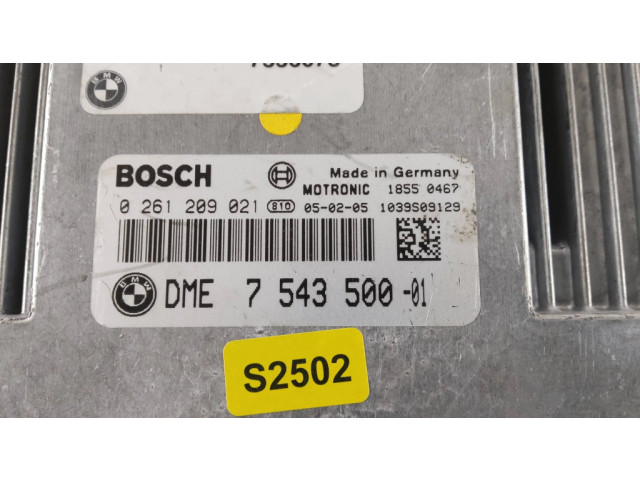 Řídící jednotka 7543500, 7556075   BMW 7 E65 E66 2005