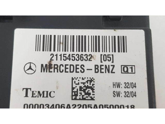 Блок управления A2115453632   Mercedes-Benz CLS C218 AMG