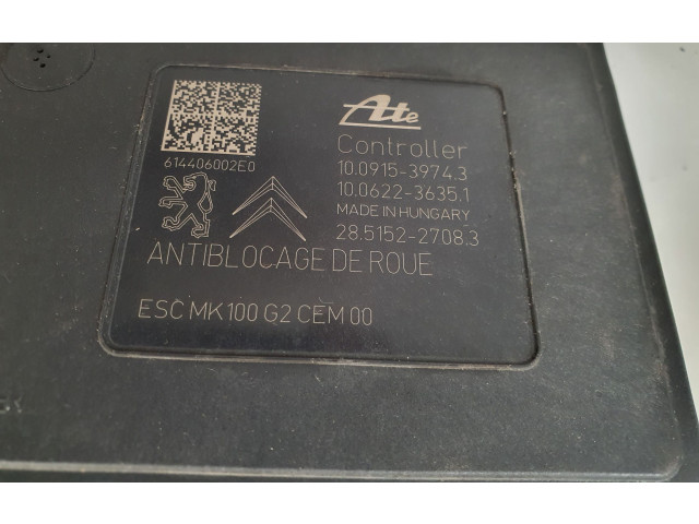 Jednotka ABS 1006223635, 9809312580   Peugeot 2008 I 2014