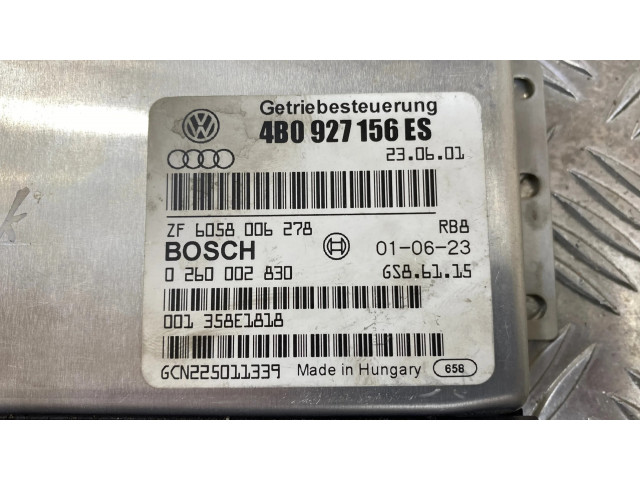 Блок управления коробкой передач 4B0927156ES, 6058006278   Audi A6 S6 C5 4B