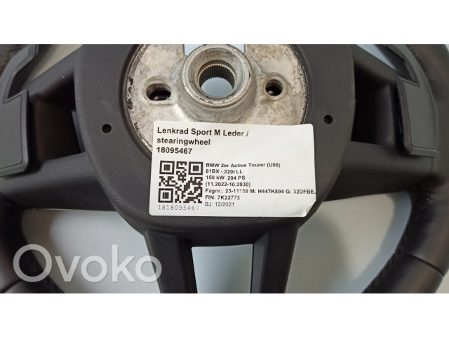 Volant BMW 2 Active Tourer U06 2021 026584, 32305A4EE20  