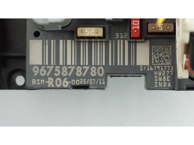 Pojistková skříňka Řídící jednotka BSM 9675878780   Peugeot 407 2006