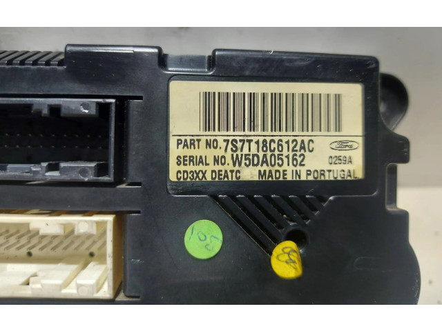 Блок управления климат-контролем 7ST18C612AC   Ford S-MAX
