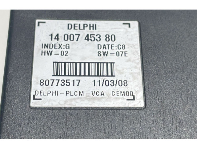 Vstřikovací lišta 1400745380, 1400745380   Peugeot 807     