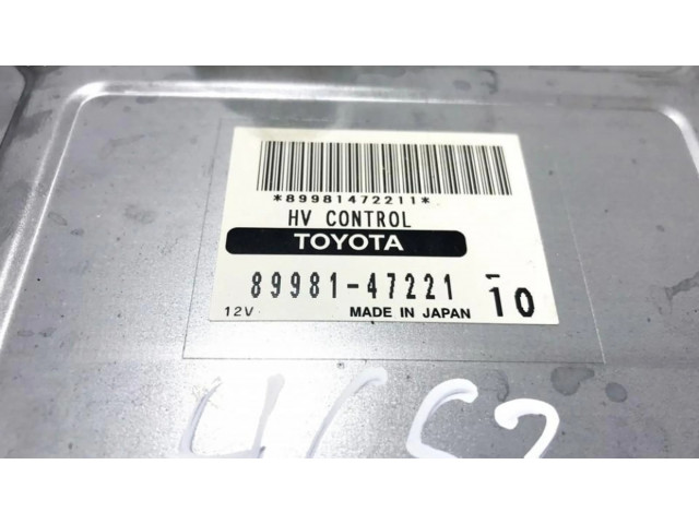 Блок управления 8998147221   Toyota Prius (XW20)