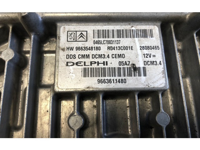 Řídící jednotka 9663548180   Citroen C4 I Picasso 2007